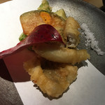 奥都 - 地穴子 天麩羅（980円）