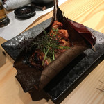 高宮鶏 朴葉味噌焼（780円）