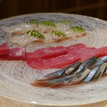 富小路 やま岸 - 16.11月　この日のお寿司ネタ