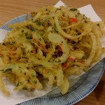 ランチセット　かきあげ