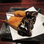 串とんぼ - 味噌ナス、味噌カツ