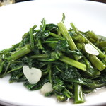 Stir-fried water spinach