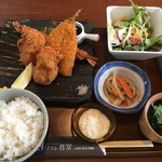 刻ワスレ食堂 - Mixフライ定食 1620円