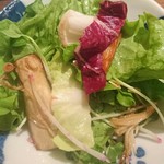 あかり - きのこのサラダ（取り分け後）