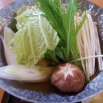 ゆすら庵 - 野菜鍋