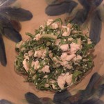 うりずん - ニガナの白和えです。