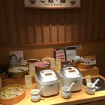 しゃぶ葉 - 【2016.10.20】ご飯・麺コーナー。