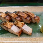 神田江戸ッ子寿司 - 鯖の燻製