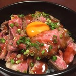 げんき食堂 WAKU家 - 自家製　ローストビーフ丼