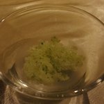 ロゼット - グラニテ： 大葉のシャーベット