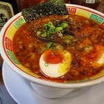 九州ラーメン　あばかん - 赤豚半熟味玉ラーメン