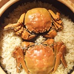 銀座 しのはら - 上海蟹の炊き込みご飯