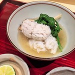 銀座 しのはら - 松茸と淡路の鱧のお鍋