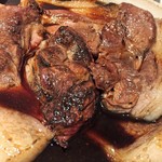 銀座 しのはら - 三雲産の猪の炭火焼き（全体）