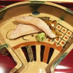 銀座 しのはら - 琵琶湖の天然鱒の藁炙り焼き