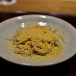 ごだん 宮ざわ - 手打ち蕎麦の自家製からすみがけ