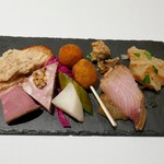 前菜の盛り合わせ