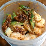 同源楼 - 撮り忘れて持ち帰った海老炒め