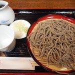 蕎麦処 凛 - もりそば（田舎）2016.11