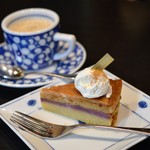 洋麺屋 五右衛門 - ホットコーヒーと青森りんごとクリームスイートポテトのタルト♡
