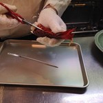 くいしんぼー山中 - 一寸ボイルした後は・・・