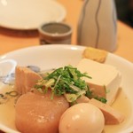 やすかわ - おでん（玉子、大根、豆腐、タケノコ）