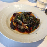 La Brianza - ランチ前菜の【ムール貝を使用した一皿】※正式名称失念
      