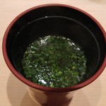 鮨 とかみ - 鮪のコラーゲンスープ