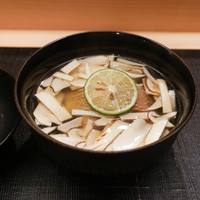 麻布十番 ふくだ - 甘鯛と岩手産松茸のお椀