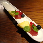 THE 雪月花 - 杏仁豆腐(650円)