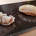 鮨 とかみ - 新烏賊とゲソ