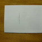 キュイジーヌ[s] ミッシェル・トロワグロ - 帰りにいただいたメニュー