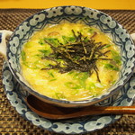 田菜花 - キノコの雑炊ポン酢仕立て