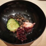 鮨 とかみ - 佐島の蛸 蛇腹胡瓜
      