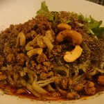 175°DENO〜担担麺〜 - 175°DENO　汁なし黒ごま担担麺（すごくシビれる）