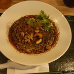 175°DENO〜担担麺〜 - 175°DENO　汁なし黒ごま担担麺（すごくシビれる）