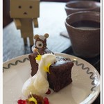 2016/11/6撮影。イチジクのガトーショコラ