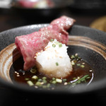 SATOブリアン - 野崎牛サーロイン＆おろしポン酢