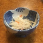 元祖 むらさき - お通し(なます)