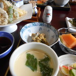 かわ広 - 天麩羅と茶碗蒸し