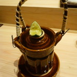 鮨 つきうだ - 松茸の土瓶蒸し