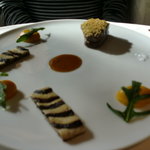 キュイジーヌ[s] ミッシェル・トロワグロ - 妻の牛フィレの皿