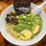 くわんくわん - ねぎラーメン＋煮玉