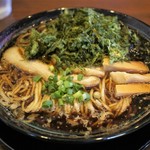 鶴亀 - 熟成醤油ラーメン680円＋岩のり100円＋麺大盛120円＝900円