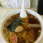 中華そば(少なめ(1玉)、煮玉子サービス))