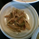 中国レストラン 雪園 - ザーサイ  少しショッパイ