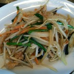 中国レストラン 雪園 - どの野菜もシャキシャキ、味つけもしょっぱくなく旨い