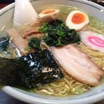 船見坂 - 塩そば味玉入り¥800