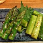 あじ彩 - あじ彩 「アスパラのバター焼き」
