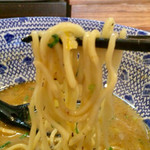 らーめん侘助 - 麺はこんな感じ